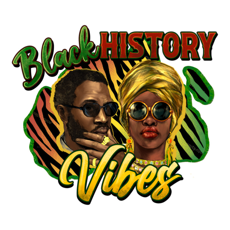 Black History Vibes Premium Hoodie by NancyCooperArtShop | Teevron