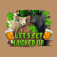 Lets Get Lucked Up Charolais And Black Angus Bull Vintage Hoodie | Teevron