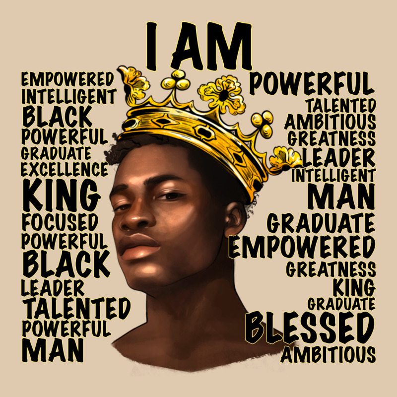 Afro Man Black King I Am Heavyweight Sweatshirt by texasbilliewilder | Teevron
