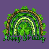 St. Patricks Day Happy Go Lucky Vintage Hoodie | Teevron
