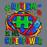 Autism Is His Superpower Ripped Heavyweight Sweatshirt | Teevron