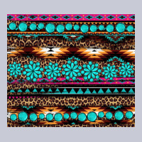 Leopard Aztec Turquoise Jewelry Heavyweight Hoodie | Teevron