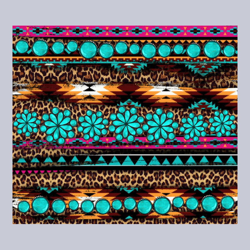 Leopard Aztec Turquoise Jewelry Heavyweight Hoodie by BarkalooDesign | Teevron