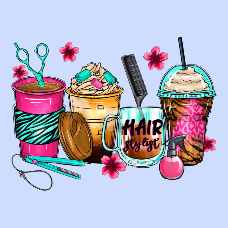 Hairstylist Coffee Cups Urban Heavy Tee by Zillion Design Studio | Teevron