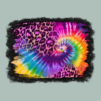 Tie Dye Leopard Glitter Background Heavyweight Hoodie | Teevron