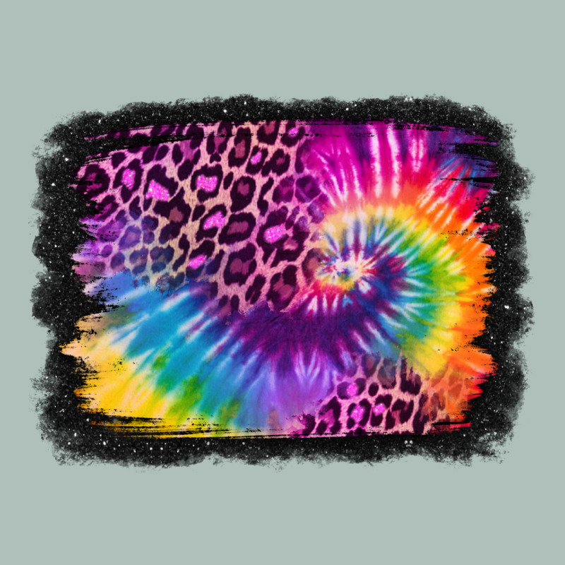 Tie Dye Leopard Glitter Background Heavyweight Hoodie by Jasminsmagicworld | Teevron