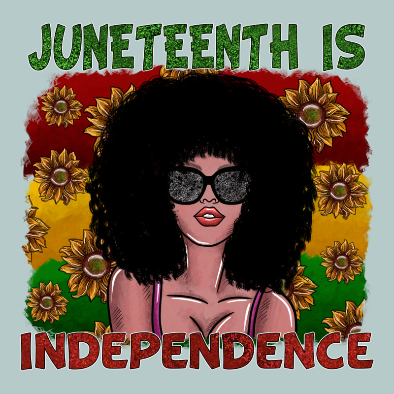 Juneteenth Is Independence Heavy Core Tee by SublimationCraftShop | Teevron