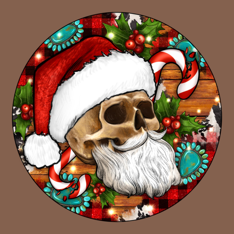 Christmas Hippie Skeleton Santa Ornament Zipper Hoodie by Artiststas | Teevron