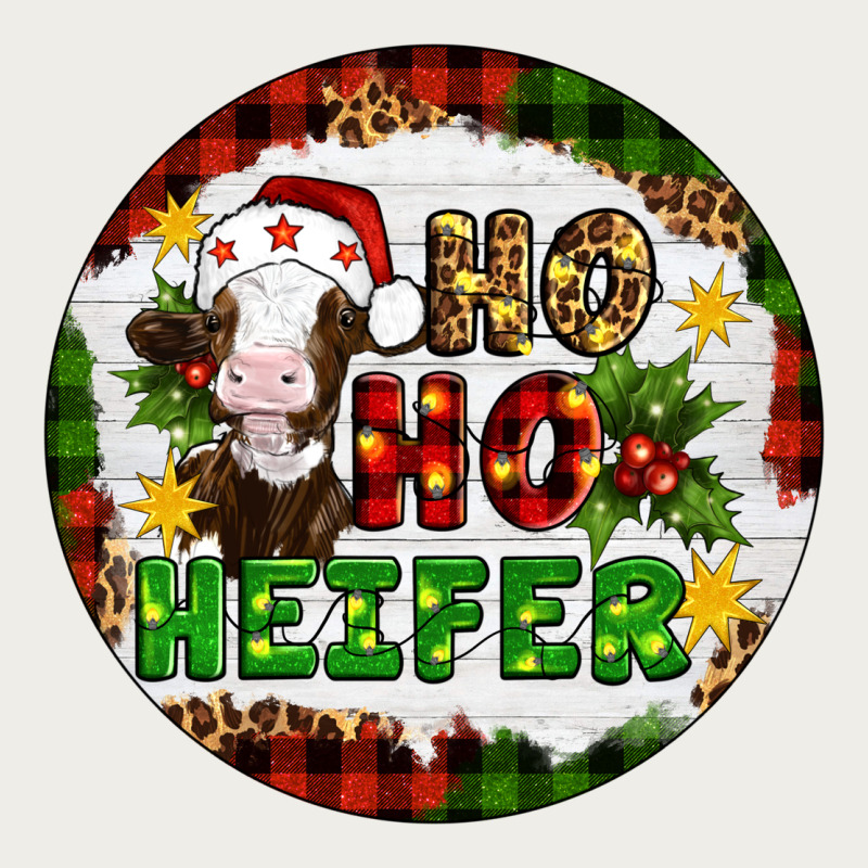 Christmas Ho Ho Heifer Zipper Hoodie by Artiststas | Teevron