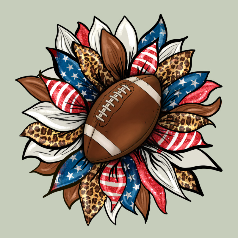 American Football Sunflower Long Sleeve Tee by HRA Design Shop | Teevron
