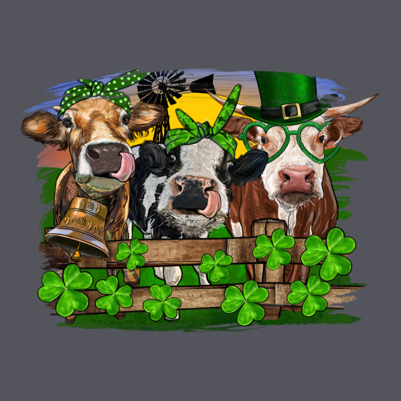 St Patricks Day Heifers Vintage Hoodie by RanaPortraitStore | Teevron
