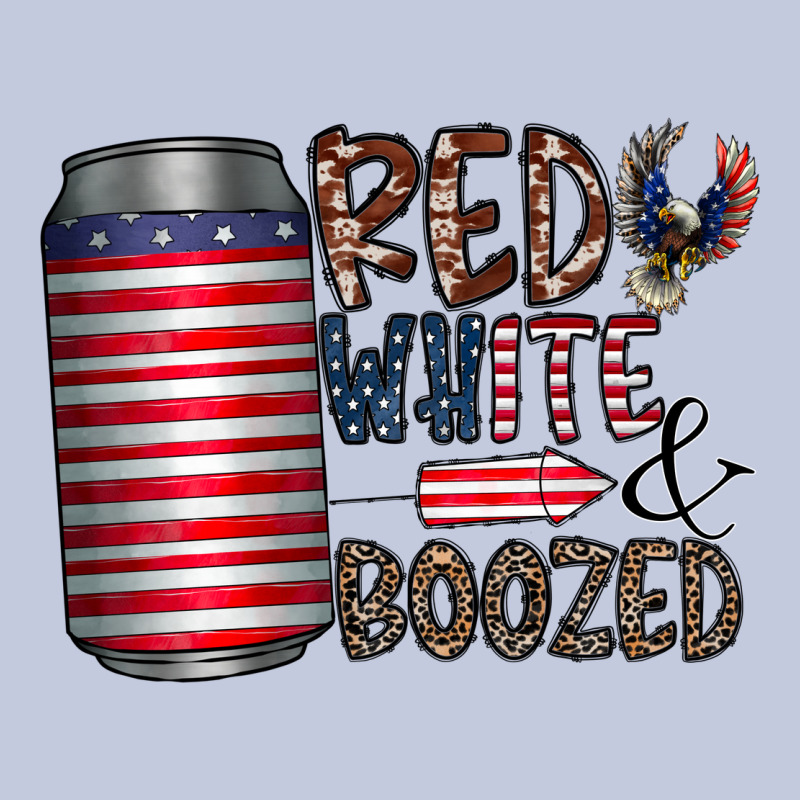 Red White  Boozed Long Sleeve Tee by CowhideDigitalArt | Teevron
