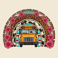 School Bus Leopard Cowhide Rainbow Premium Tee | Teevron