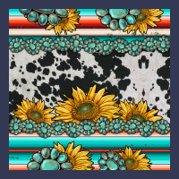 Sunflower Cowhide Serape Coaster Heavyweight Hoodie | Teevron