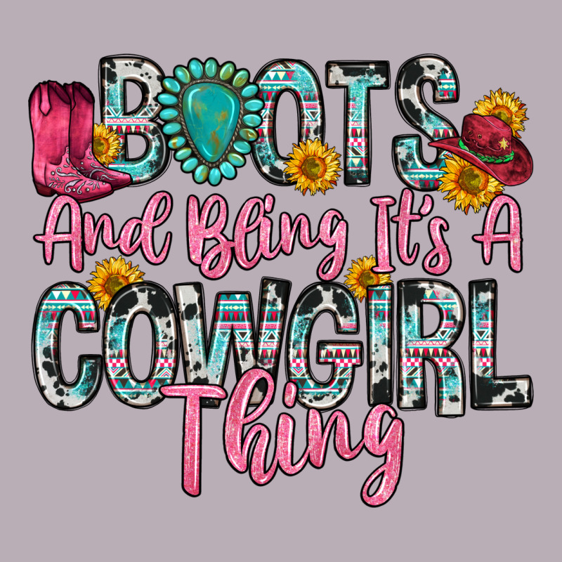 Boots And Bling It S A Cowgirl Thing Vintage Tee by Zillion Design Studio | Teevron