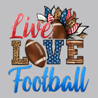 Live Love American Football Long Sleeve Tee | Teevron