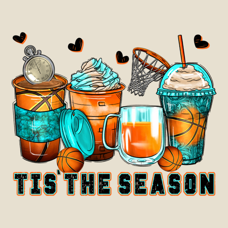 Tis' The Season Basketball Coffee Cups Urban Heavy Tee by Zillion Design Studio | Teevron