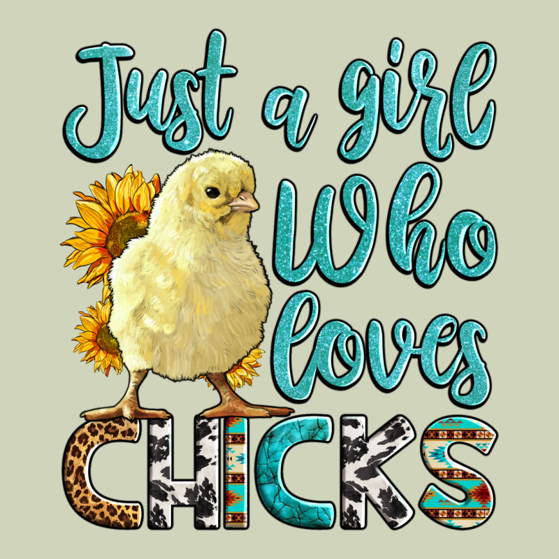Western Just A Girl Who Loves Chicks Heavyweight Hoodie by LillyAllenDesigns | Teevron