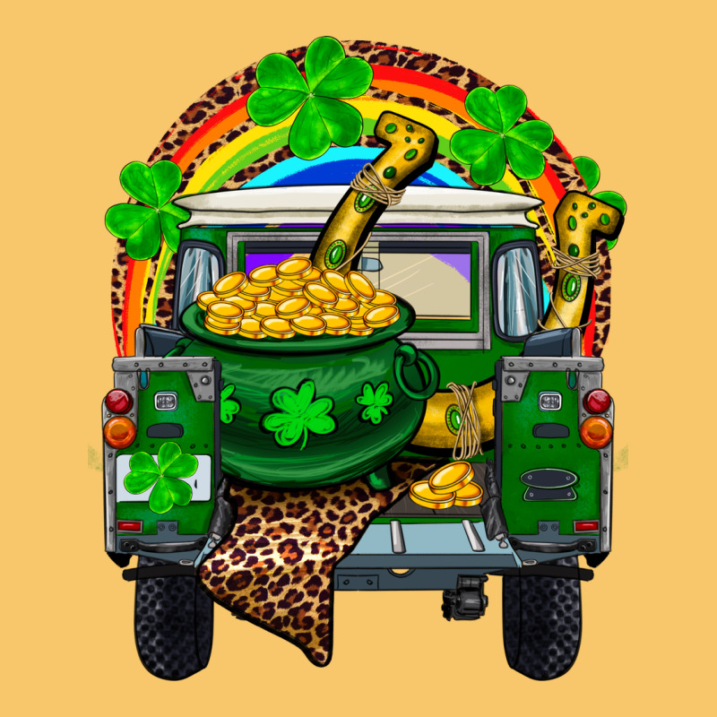 St Patricks Day Truck With Pot Of Gold Horseshoe A Vintage Hoodie by RanaPortraitStore | Teevron