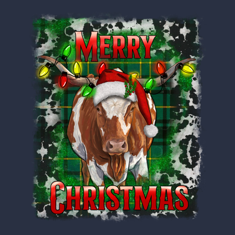 Western Merry Christmas Longhorn Cow Heavyweight Sweatshirt by RanaPortraitStore | Teevron