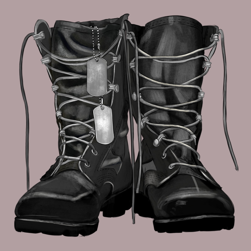 Soldier Boots Vintage Hoodie by RanaPortraitStore | Teevron