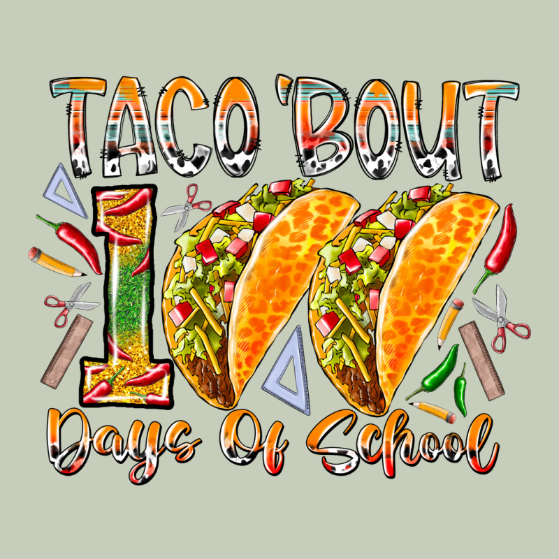 Taco Bout 100 Days Of School Long Sleeve Tee by RacoonDesign | Teevron