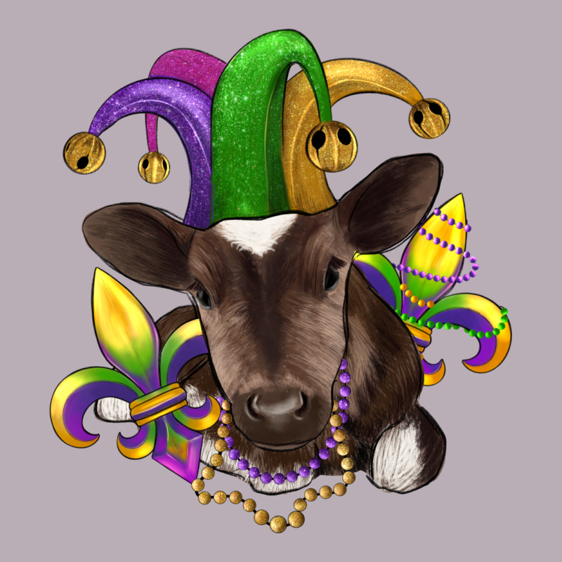 Mardi Gras Baby Cow Vintage Tee by RanaPortraitStore | Teevron