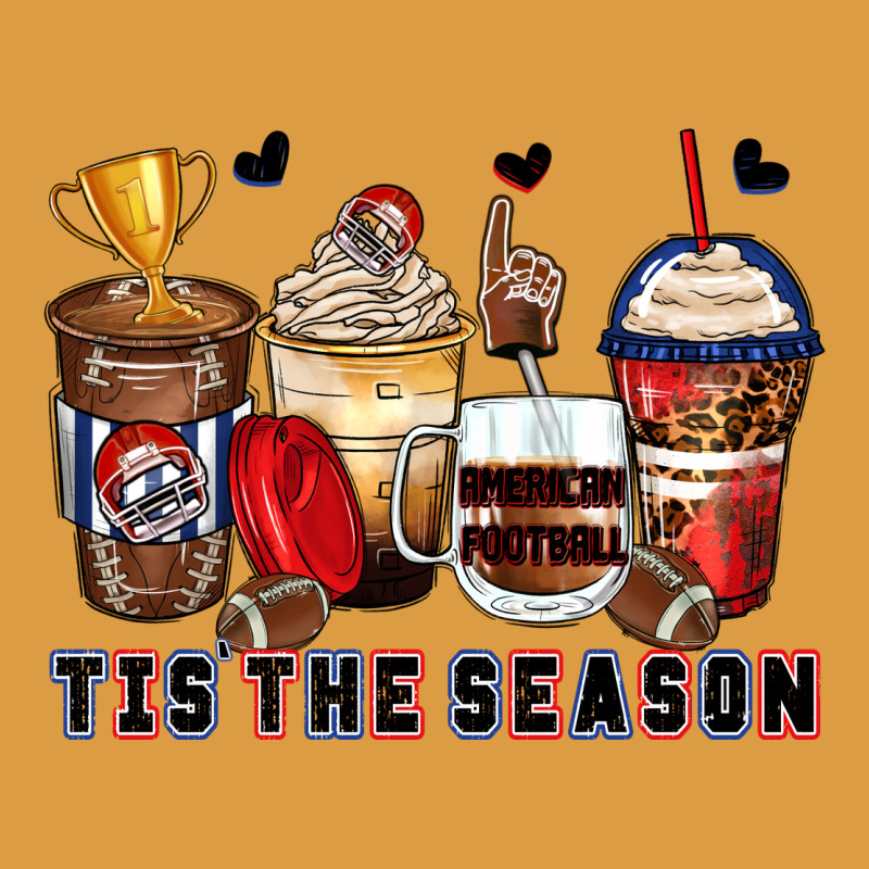 Tis' The Season American Football Coffee Cups Urban Heavy Tee by Zillion Design Studio | Teevron