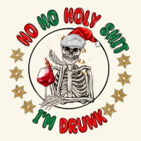 Ho Ho Holly Shit Skeleton Santa Premium Hoodie | Teevron