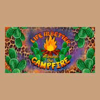 Life Is Better Around The Campfire License Plate Vintage Tee | Teevron