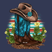Western Boots And Hat Cactus Leopard Serape Pattern Heavyweight Hoodie | Teevron