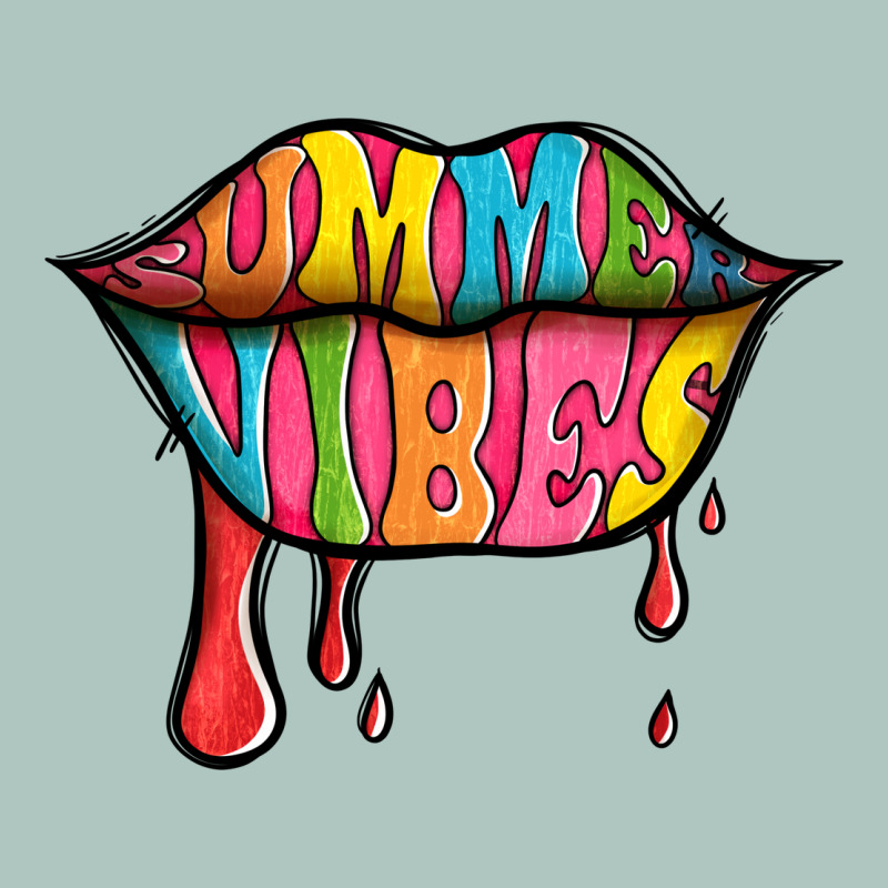 Summer Vibes Lips Premium Sweatshirt by Jasminsmagicworld | Teevron