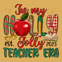In My Holly Jolly Teacher Era Premium Hoodie | Teevron