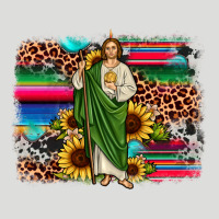 San Judas Leopard Cowhide Sunflower Background Zipper Hoodie | Teevron