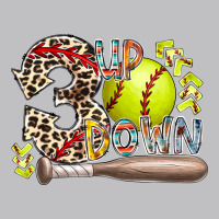 Three Up Down Softball Long Sleeve Tee | Teevron