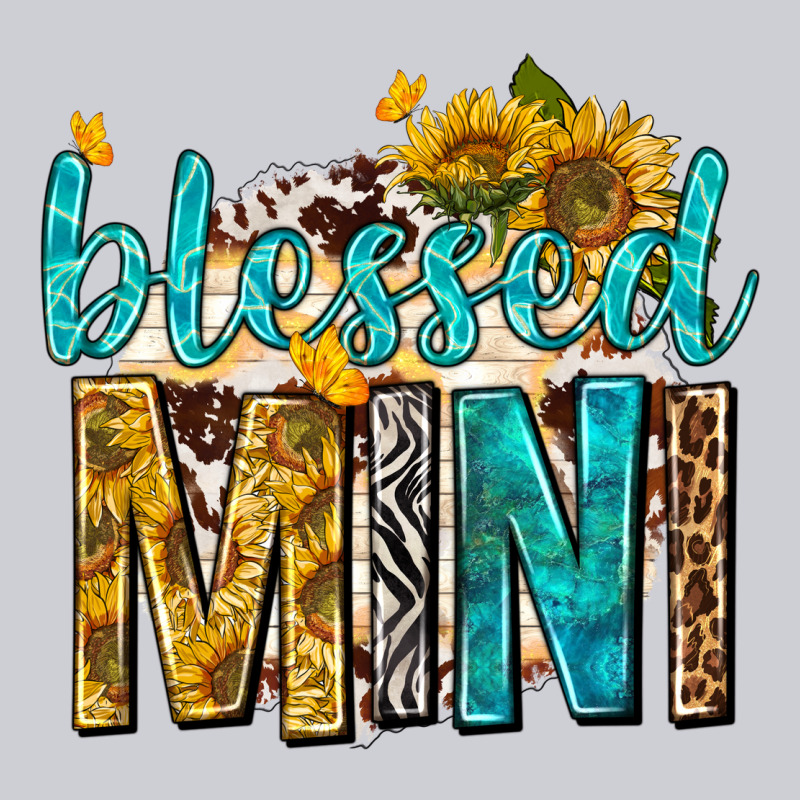 Blessed Mini With Sunflowers Heavyweight Sweatshirt by texasbilliewilder | Teevron