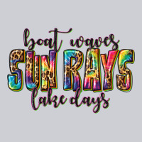 Boat Waves Sun Rays Lake Days Heavyweight Sweatshirt | Teevron
