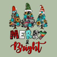 Western Trees Merry And Bright Christmas Urban Heavy Tee | Teevron