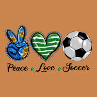 Peace Love Soccer Heavyweight Hoodie | Teevron