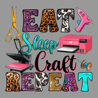 Eat Sleep Craft Repeat Vintage Hoodie | Teevron