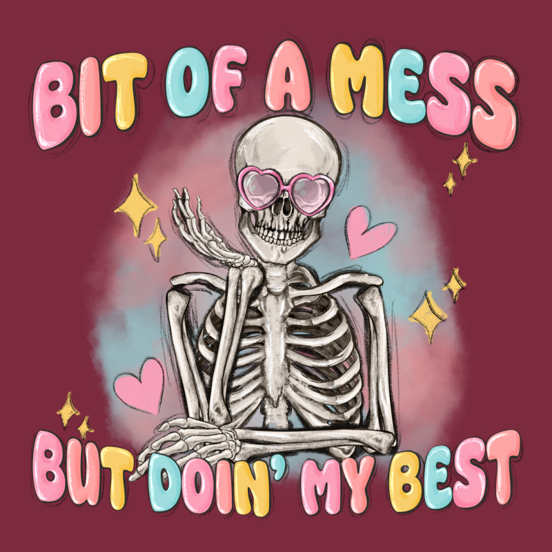 Bit Of A Mess But Doing My Best Premium Hoodie by MaliasSmallBusiness | Teevron