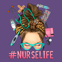 Messy Bun Nurse Life Vintage Hoodie | Teevron