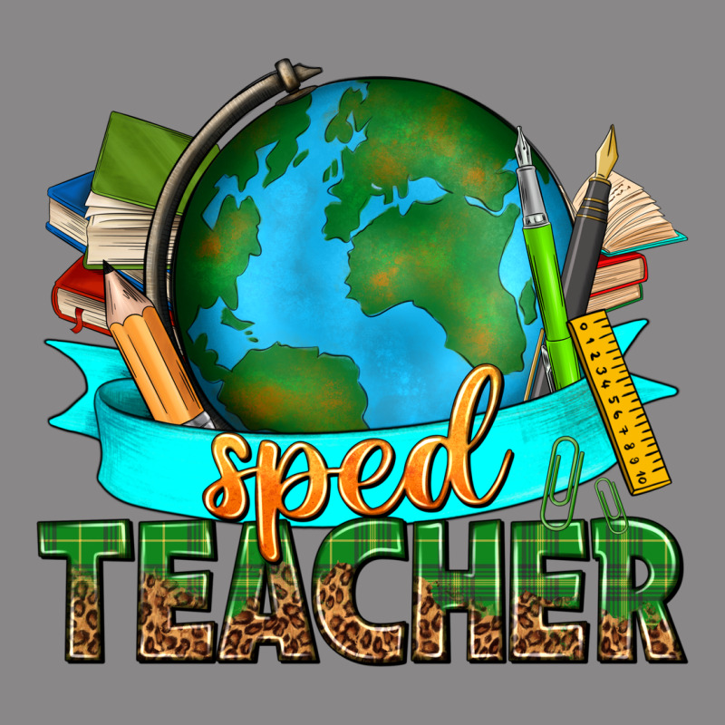 Sped Teacher With Earth Globe Vintage Tee by texasbilliewilder | Teevron