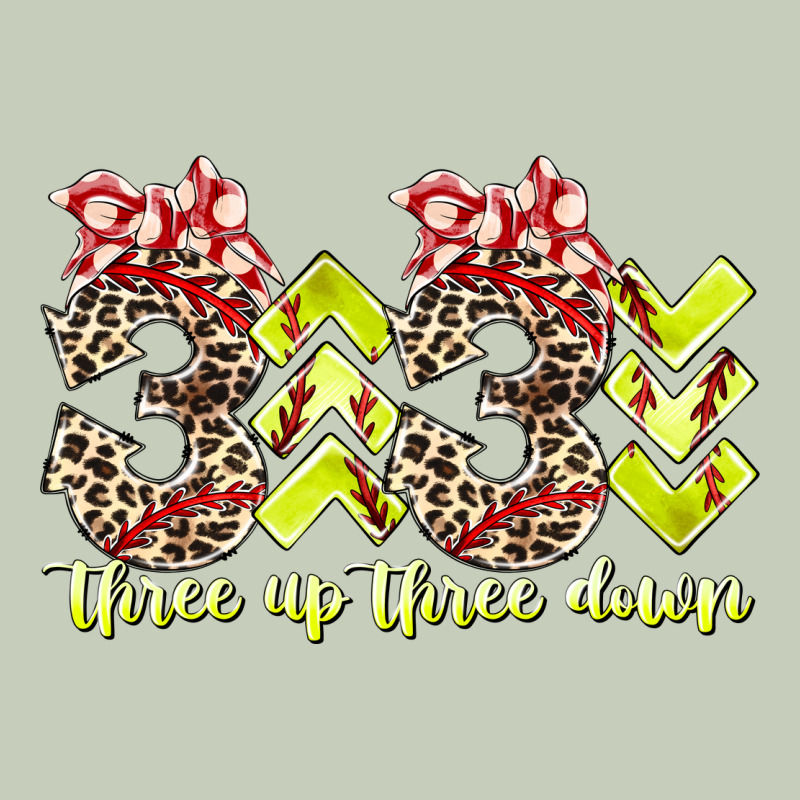 Three Up Theree Down Softball Long Sleeve Tee by RacoonDesign | Teevron