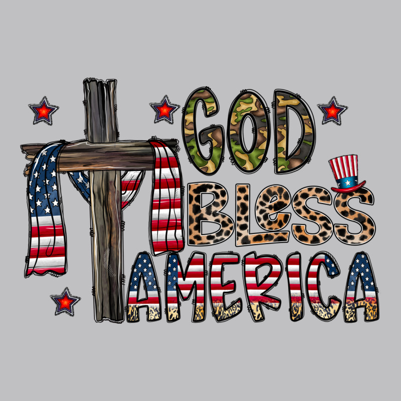 God Bless America Long Sleeve Tee by CowhideDigitalArt | Teevron