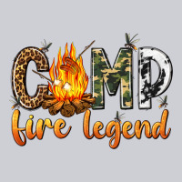 Camp Fire Legend With Fire Heavyweight Sweatshirt | Teevron