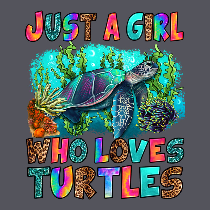 Just A Girl Who Loves Turtles Vintage Hoodie by RanaPortraitStore | Teevron