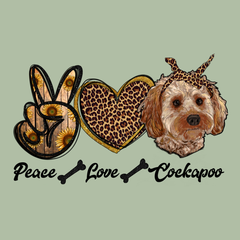 Peace Love Cockapoo Urban Heavy Tee by RanaPortraitStore | Teevron