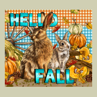 Hello Fall Rabbit Heavy Core Tee | Teevron
