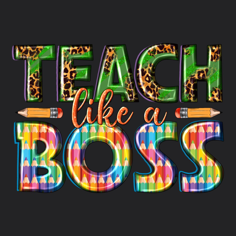 Teach Like A Boss Vintage Tee by texasbilliewilder | Teevron